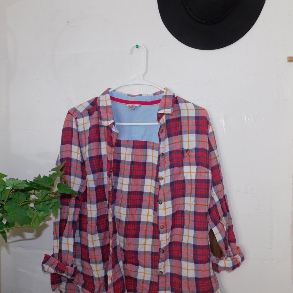 Flannel with Elbow Patch